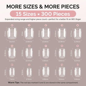 MelodySusie nail tips showing half-matte finish