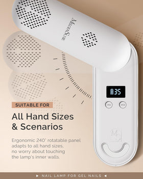 MelodySusie P-PLUS20F Cordless UV Nail Lamp packaging