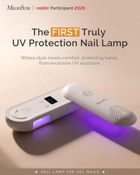 MelodySusie P-PLUS20F Cordless UV Nail Lamp with rotatable panel