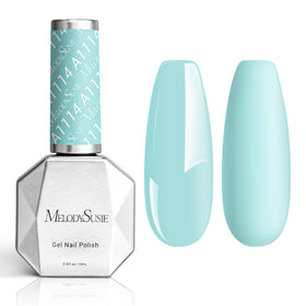MelodySusie Pastel Mint Blue Gel Nail Polish front view