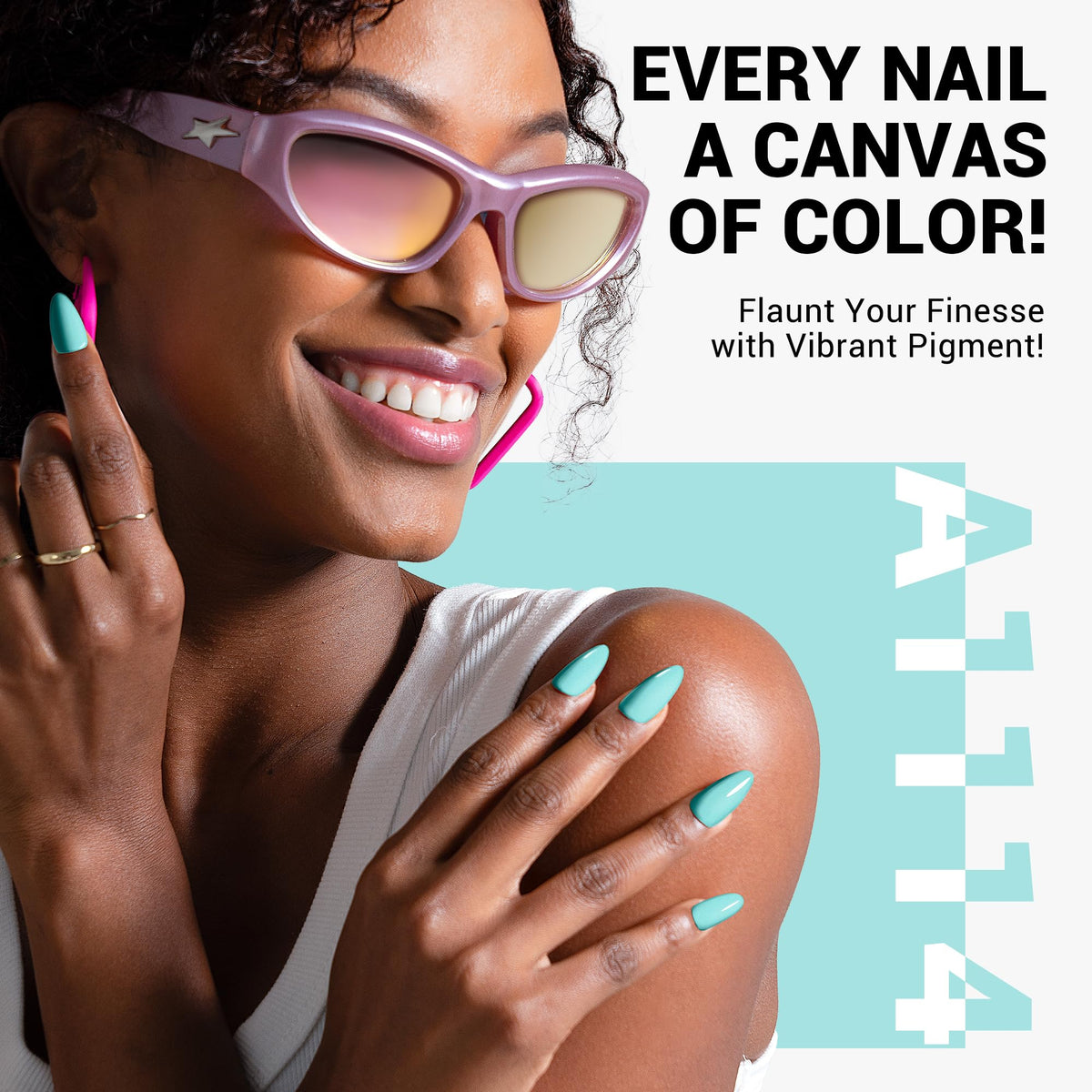 MelodySusie Pastel Mint Blue Gel Nail Polish packaging