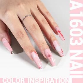 MelodySusie Pink Gel Nail Polish application brush close-up