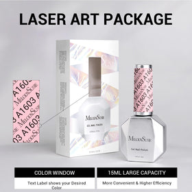 MelodySusie Pink Gel Nail Polish packaging