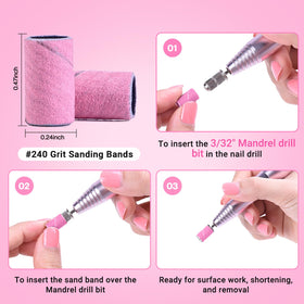 MelodySusie sanding bands in packaging with product details
