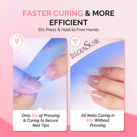 MelodySusie Solid Nail Glue Gel tube being squeezed
