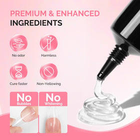MelodySusie Solid Nail Glue Gel tube close-up