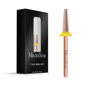 MelodySusie Tapered Barrel Nail Buffer Bit in rose gold front view
