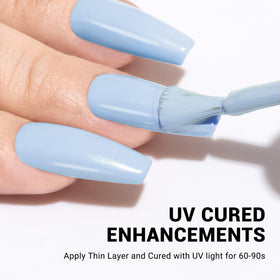 MelodySusie Thick Baby Blue Gel Nail Polish close-up of brush