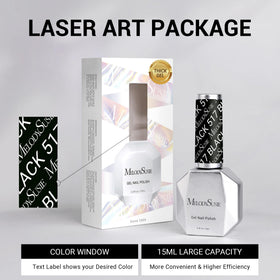 MelodySusie Thick Black Gel Nail Polish packaging