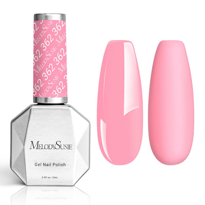 MelodySusie Thick Candy Pink Gel Nail Polish front view