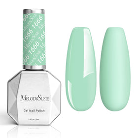 MelodySusie Thick Mint Green Gel Nail Polish front view