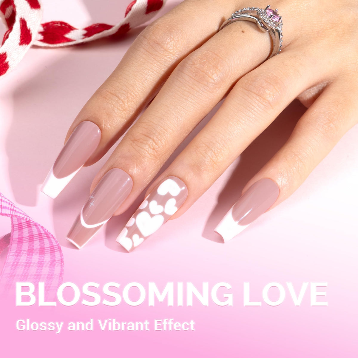 MelodySusie Thick Nude Gel Nail Polish brush close-up