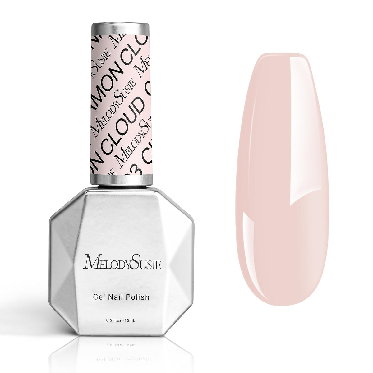 MelodySusie Thick Nude Pink Gel Nail Polish front view