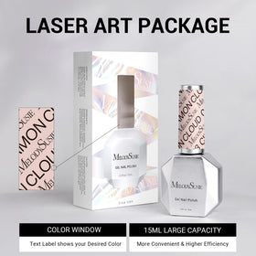 MelodySusie Thick Nude Pink Gel Nail Polish packaging