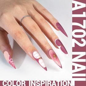 MelodySusie Thick Purple Red Gel Nail Polish application brush