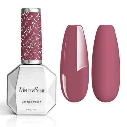 MelodySusie Thick Purple Red Gel Nail Polish front view