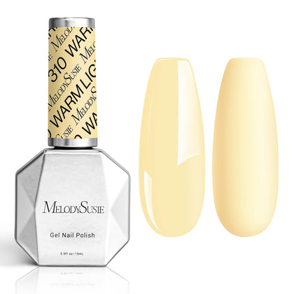 MelodySusie Thick Yellow Gel Nail Polish 0.5fl oz front view