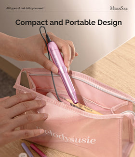 MelodySusie USB Nail Drill PC120I showing adjustable speed dial