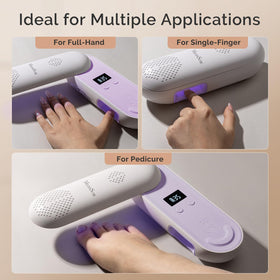 MelodySusie UV Nail Lamp packaging and accessories