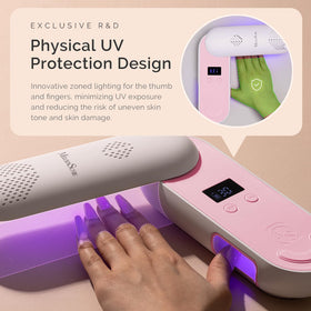 MelodySusie UV Nail Lamp with gel polish curing