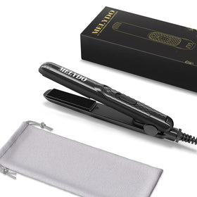 MELYDO Mini Flat Iron front view with ceramic plates