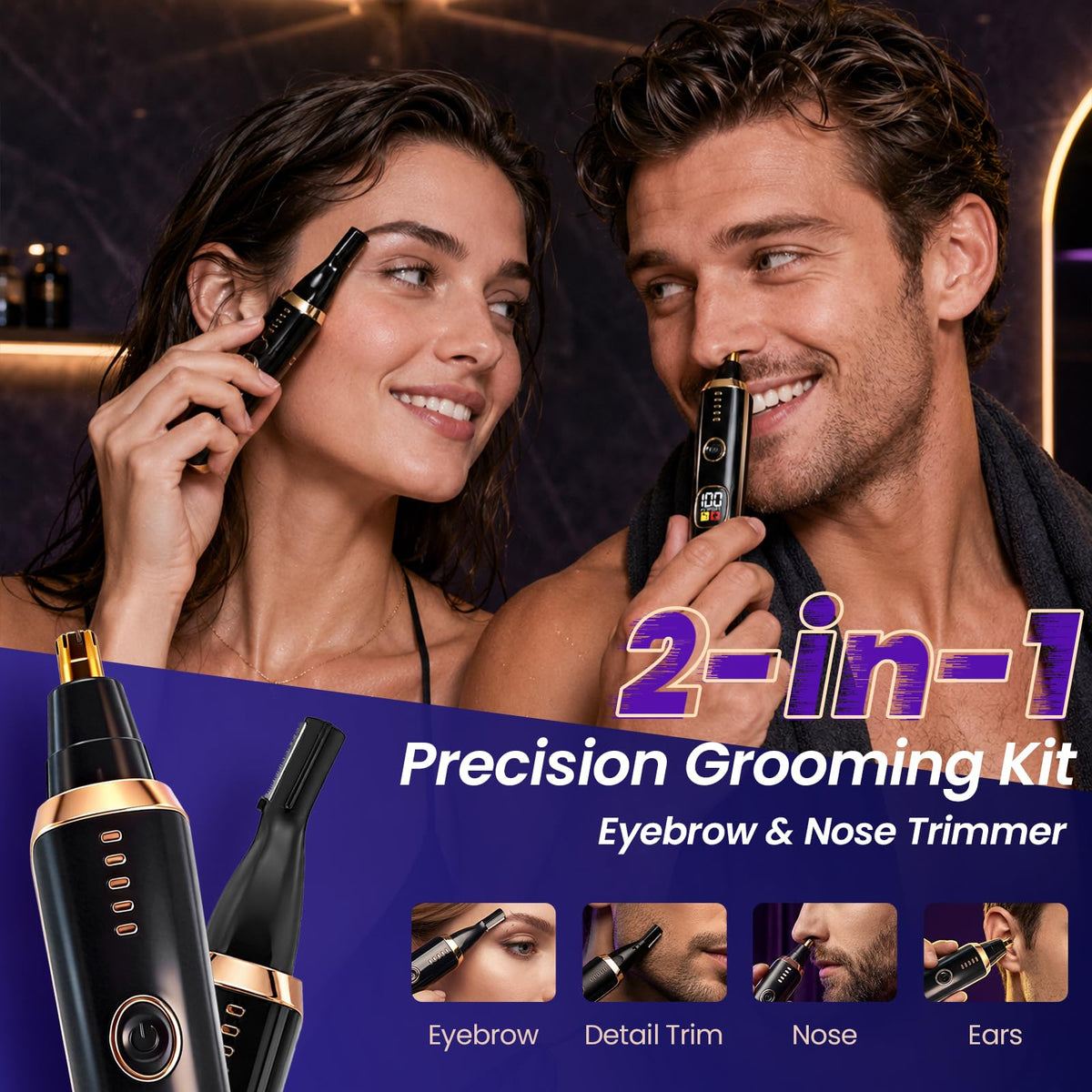 Mendaping trimmer portable design for travel