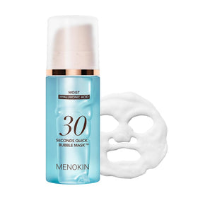 MENOKIN 30 Seconds Bubble Mask front view with packaging