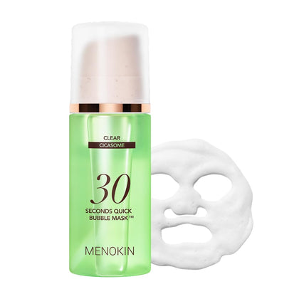 MENOKIN Cica Exosome Soothing Bubble Mask front view
