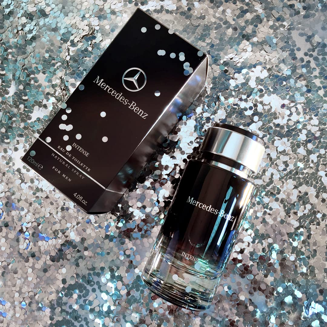 Mercedes Benz Intense Eau De Toilette bottle side view