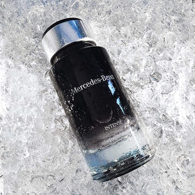 Mercedes Benz Intense Eau De Toilette bottle with packaging
