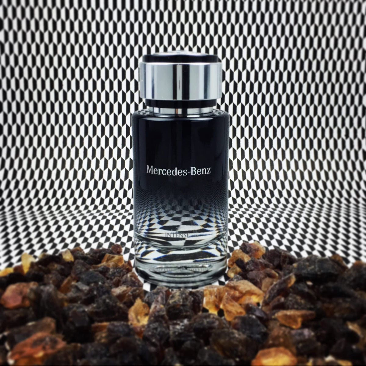 Mercedes Benz Intense Eau De Toilette with citrus fruits