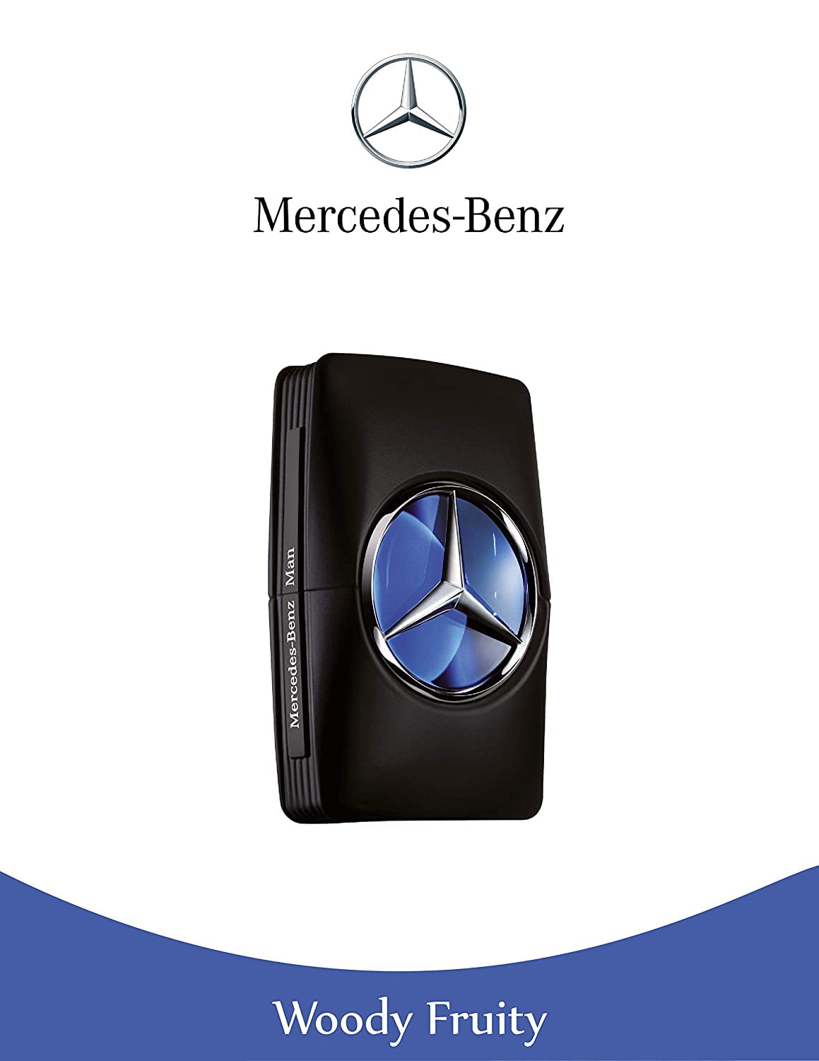 Mercedes Benz Man Eau De Toilette 1.7 oz bottle side view