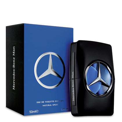 Mercedes Benz Man Eau De Toilette 1.7 oz front view of bottle