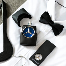 Mercedes Benz Man Eau De Toilette 1.7 oz lid detail