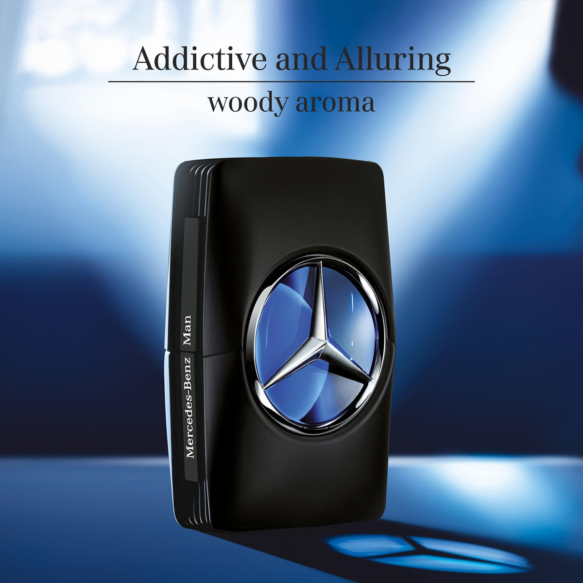 Mercedes Benz Man Eau de Toilette 6.7 oz bottle close-up