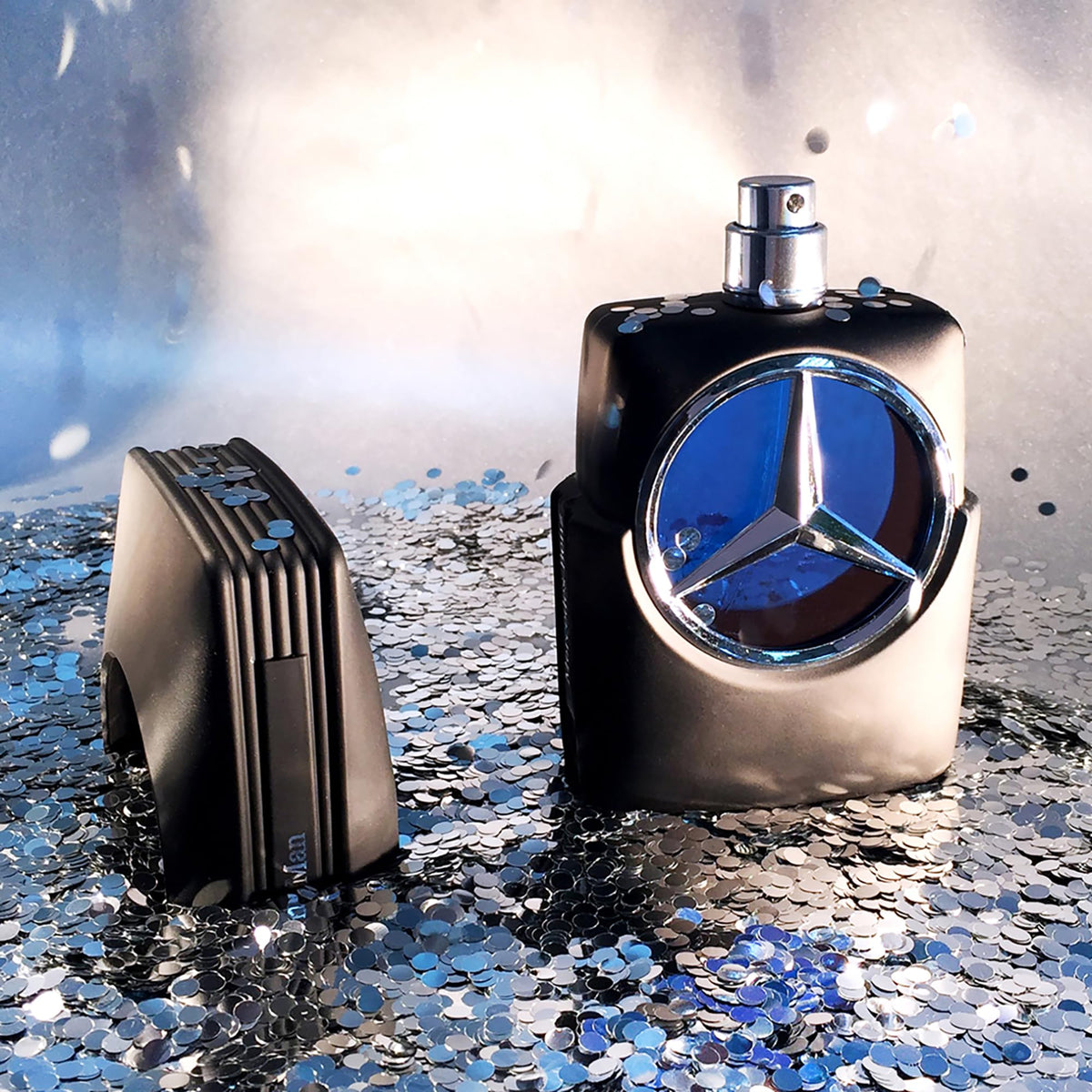 Mercedes Benz Man Eau de Toilette 6.7 oz with accessories