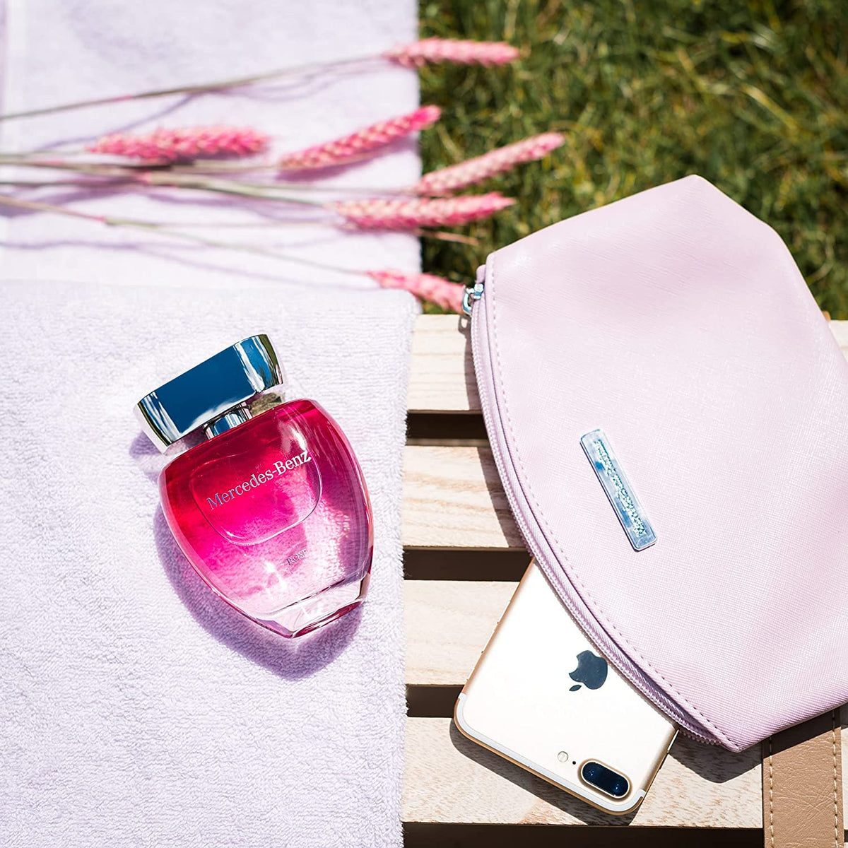 Mercedes Benz Rose Eau De Toilette packaging design