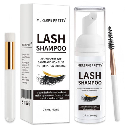 Mererke_Pretty Eyelash Extension Shampoo 60ml front view