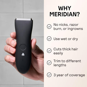 MERIDIAN The Trimmer Original with adjustable guide combs