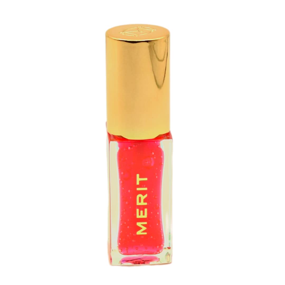 Merit Shade Slick Gelée Sheer Tinted Lip Oil Les Deux front view