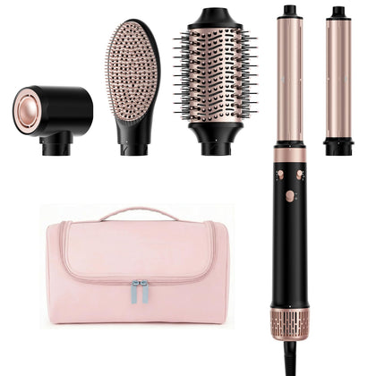 MESCOMB dual voltage hair dryer brush front view