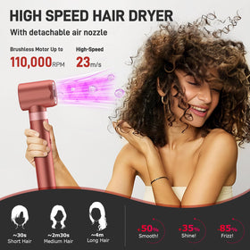 MESCOMB Hot Air Styler oval volumizing brush close-up