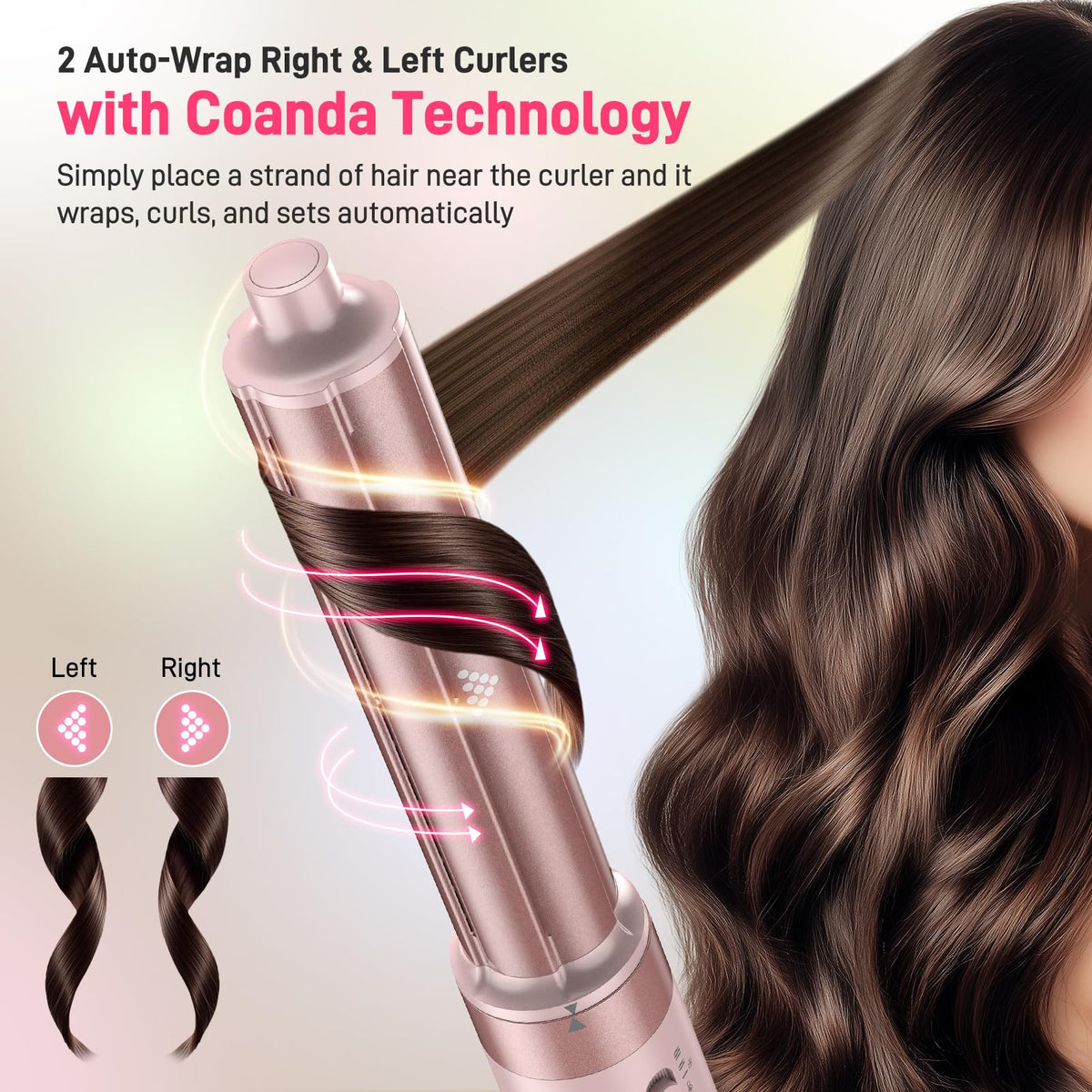 MESCOMB Hot Air Styler temperature control settings