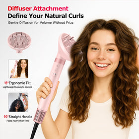 MESCOMB Hot Air Styler with diffuser attachment side view
