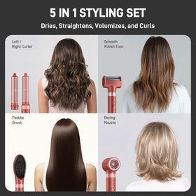 MESCOMB Hot Air Styler with high-speed motor and airflow details