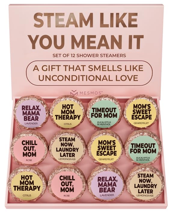 MESMOS Shower Steamers Gift Set with 12 assorted scents