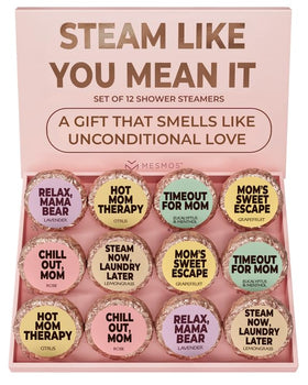 MESMOS Shower Steamers Gift Set with 12 assorted scents