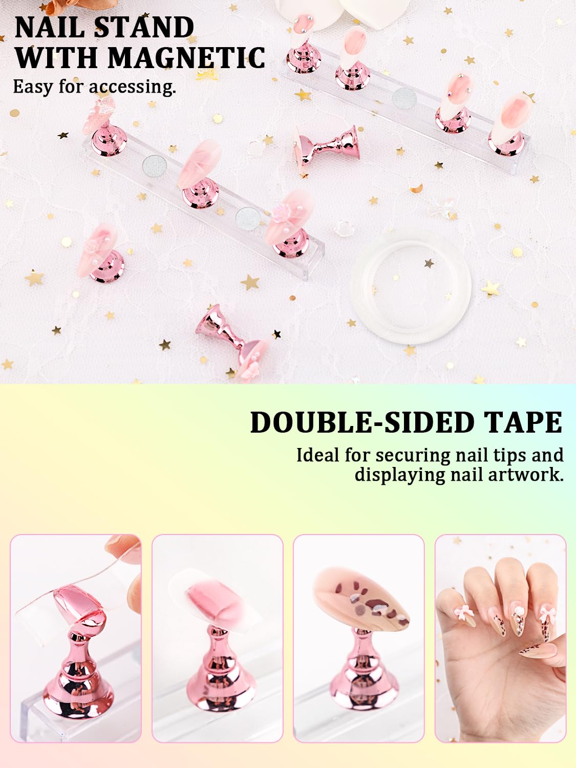 Metal angled tweezer from YOOVR nail art tools