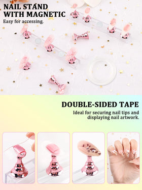 Metal angled tweezer from YOOVR nail art tools