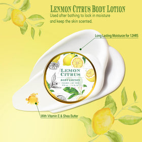 Metal bucket used for storage in ArioseMonde Lemon Bath Gift Set
